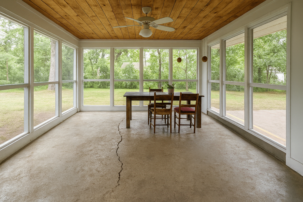 Sunrooms with Concrete floors (3)